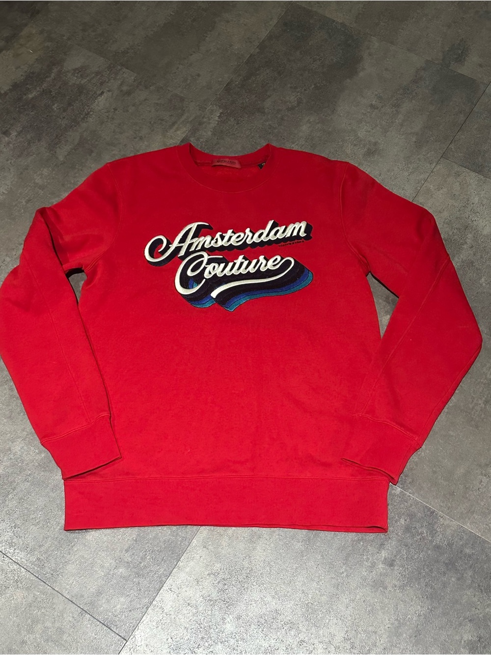 Scotch & Soda - Red Crewneck Sweatshirt
